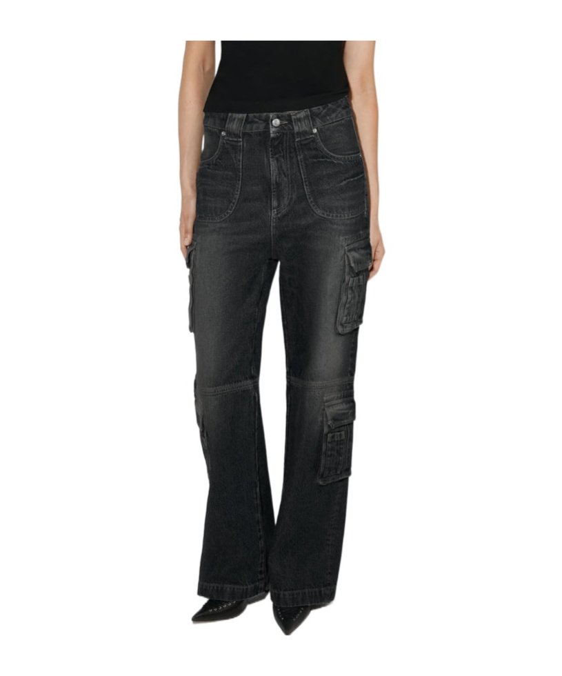 Misbhv Denim Trousers In Black