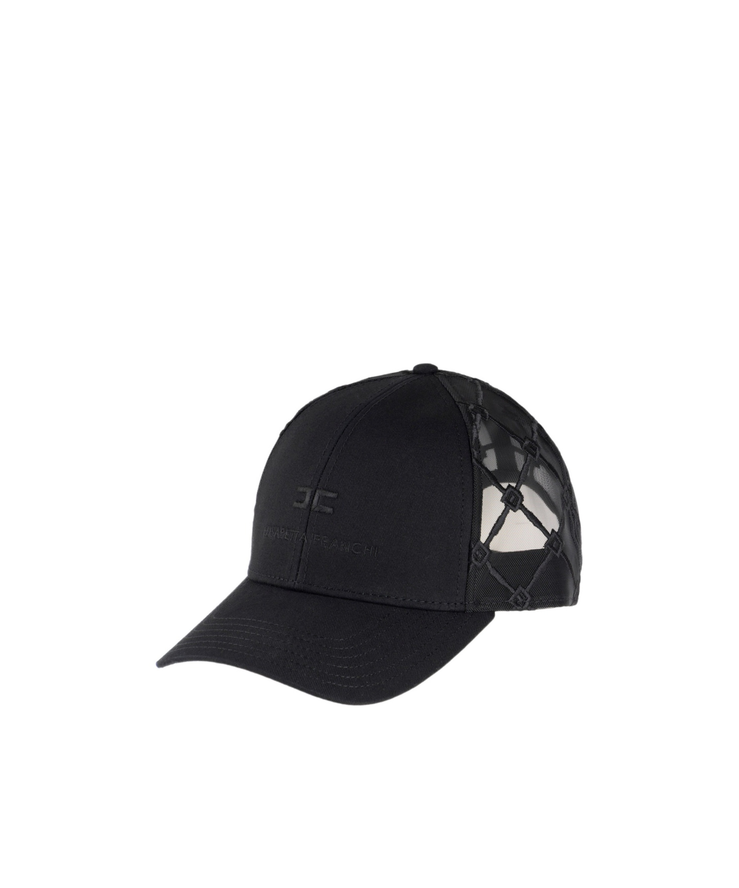 ELISABETTA FRANCHI COTTON PANELLED CAP