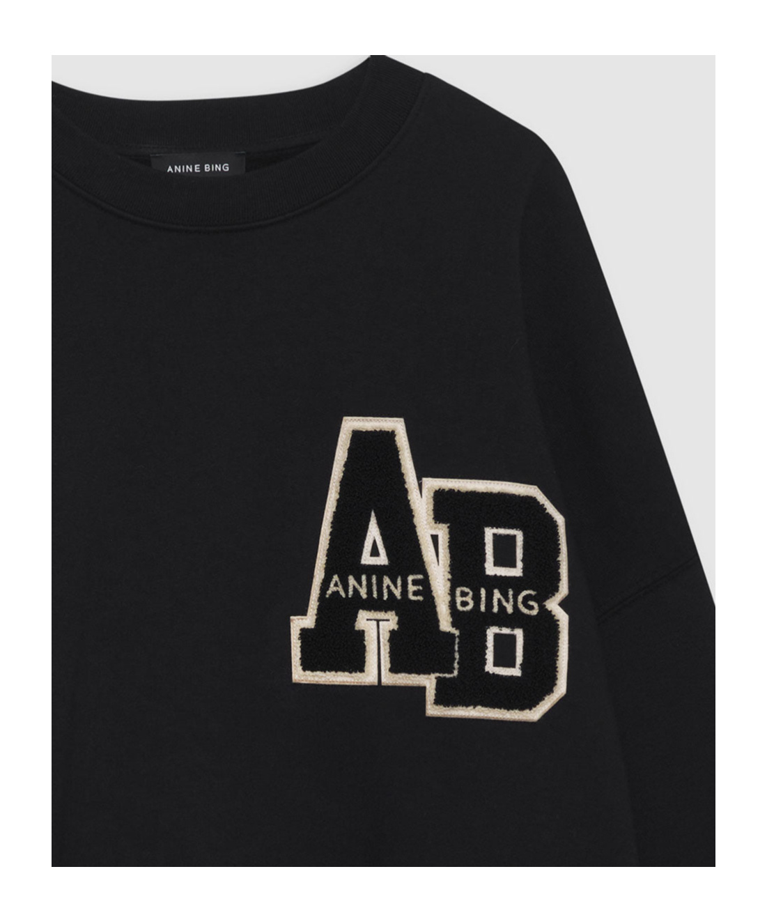 ANINE BING MILES COTTON SWEATSHIRT