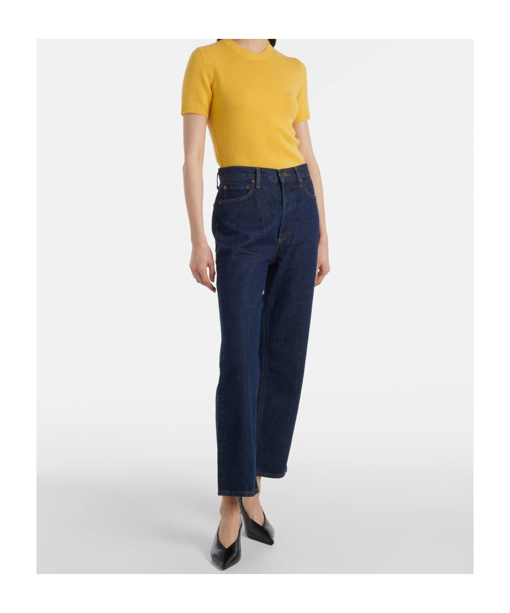 Agolde High-waisted Straight-leg Jeans In Blue