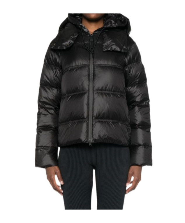 Peuterey Long-sleeved Down Jacket In Black