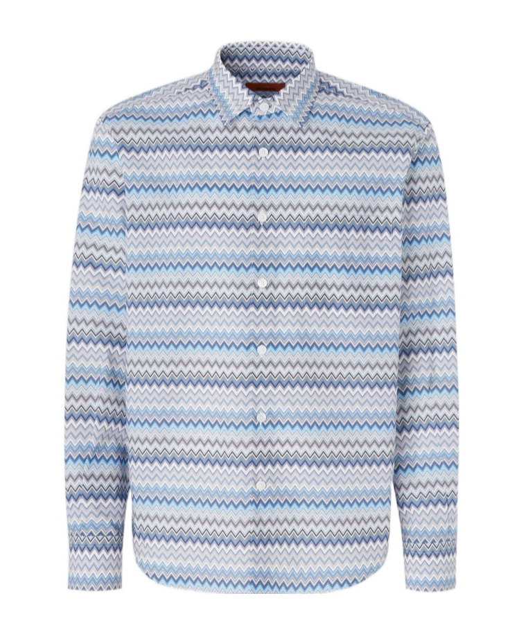 Missoni Long-sleeved Shirt In White