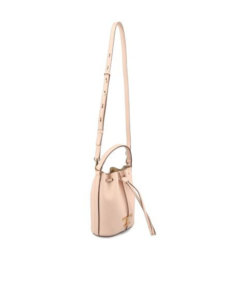 Tod's T Timeless Bucket Bag In Nude
