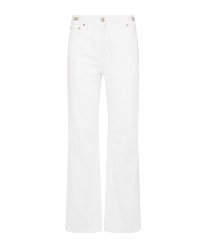 Versace Straight Jeans In White