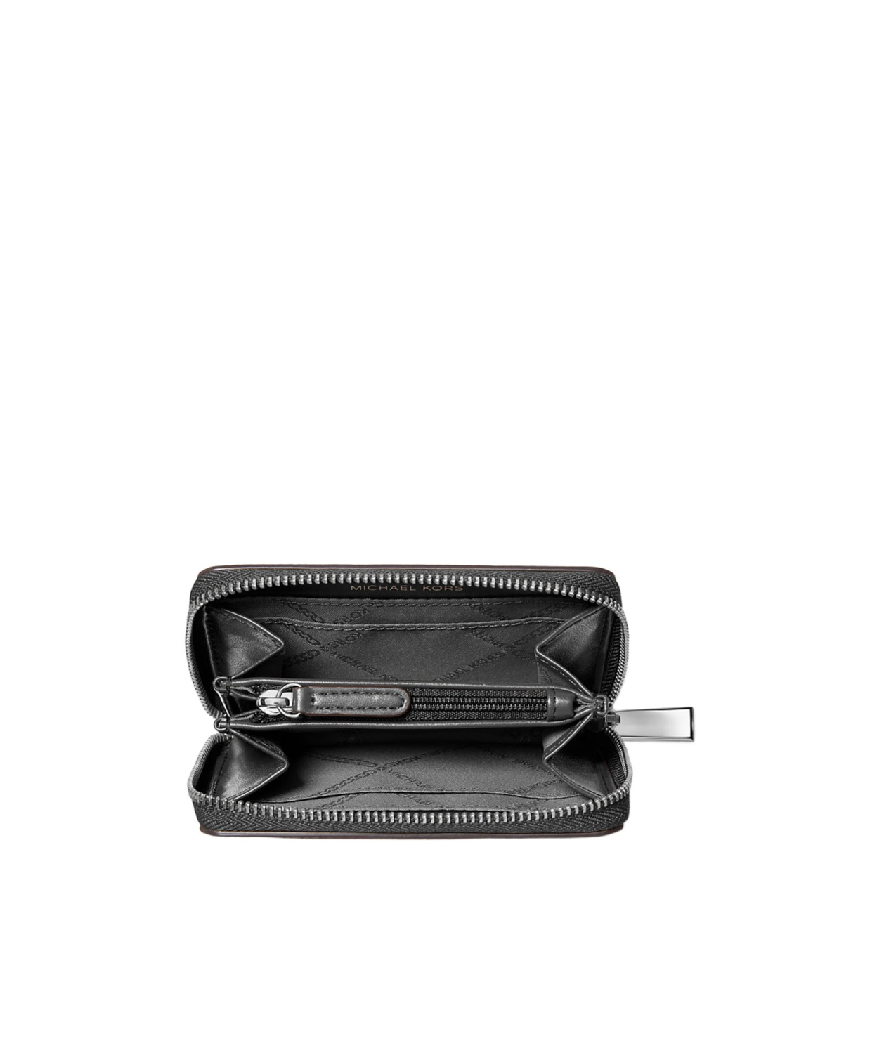 Michael Michael Kors Jet Set Leather Wallet In Black