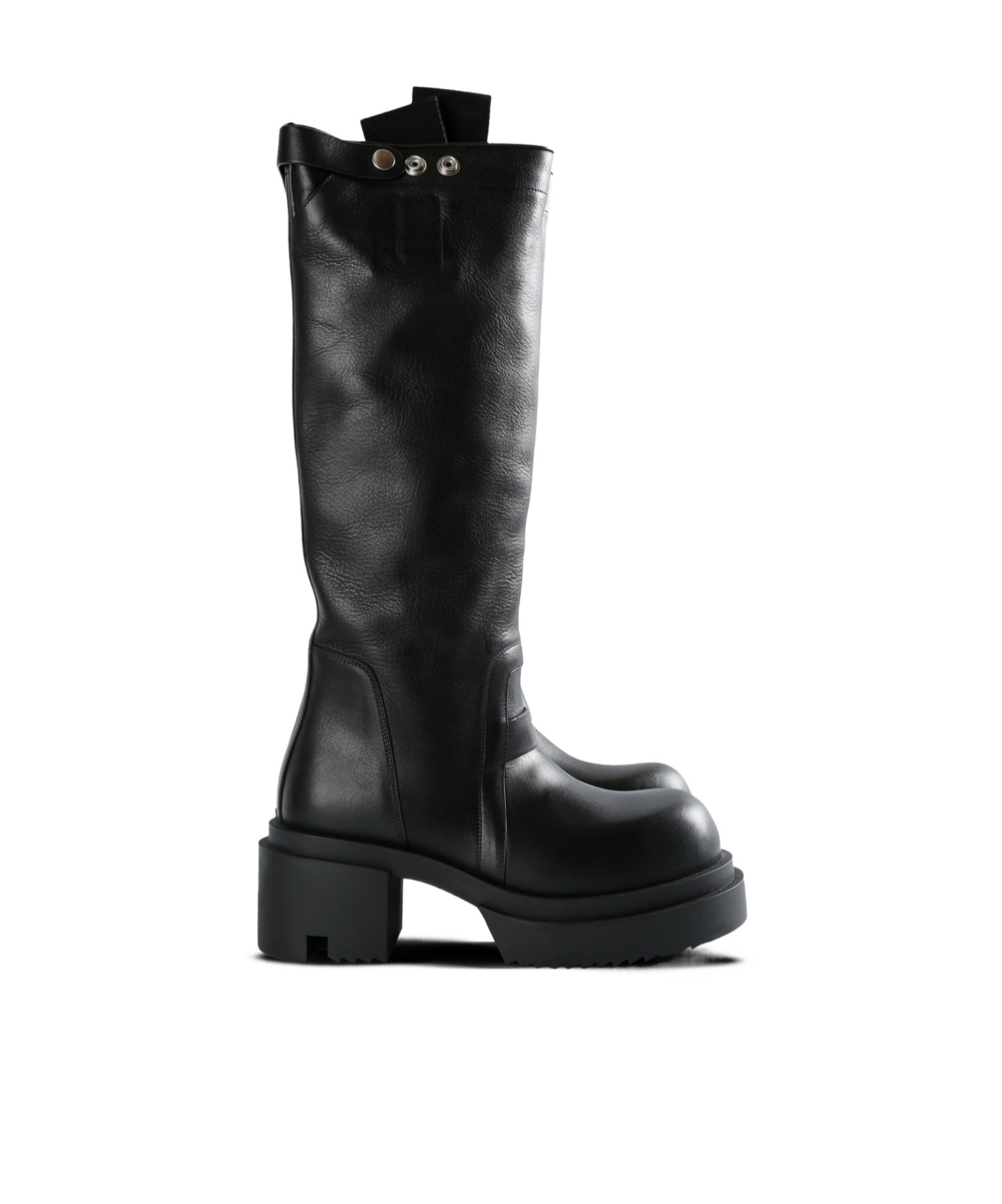 Rick Owens Round Toe Boots