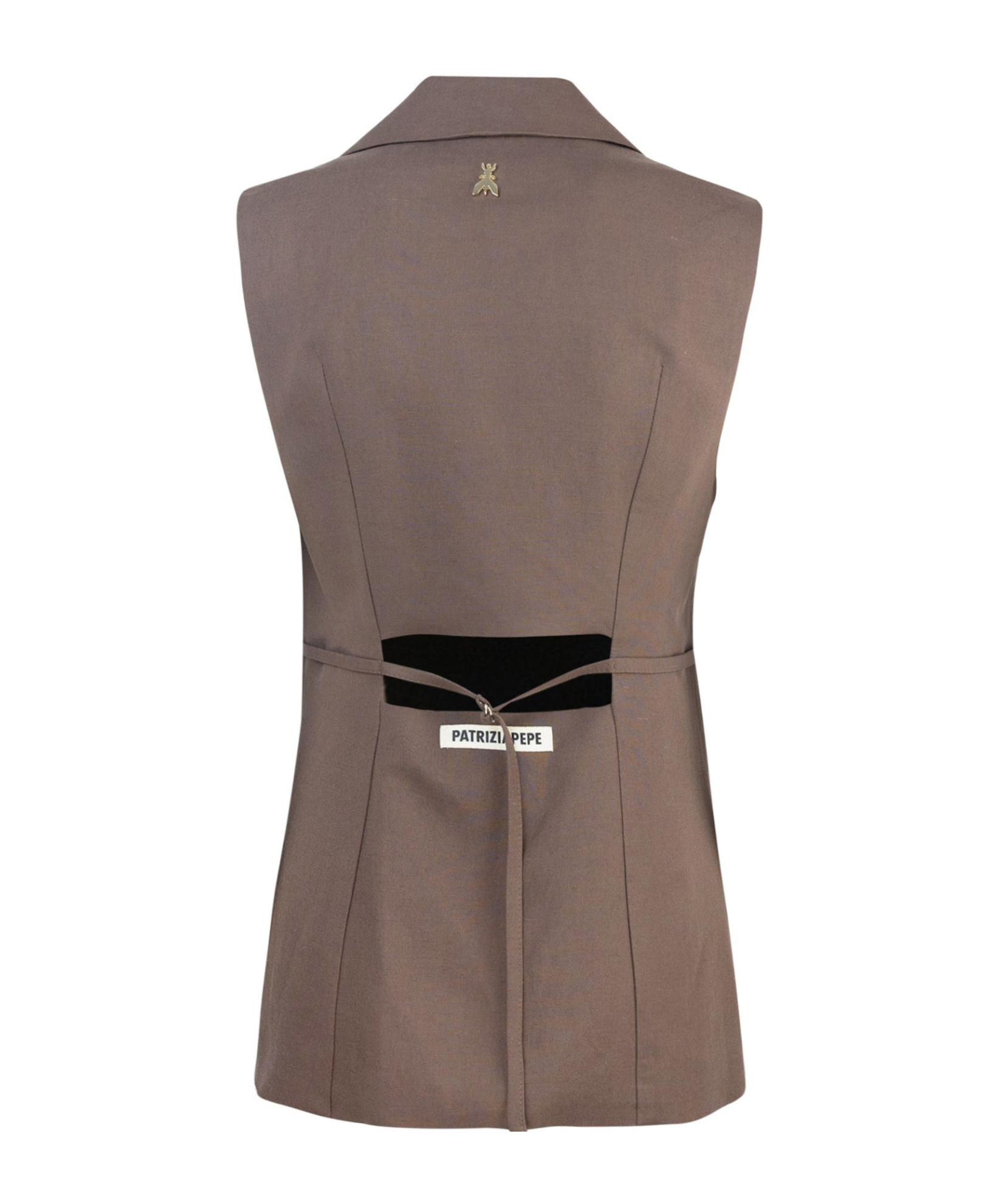 Shop Patrizia Pepe Cut-out Waistcoat