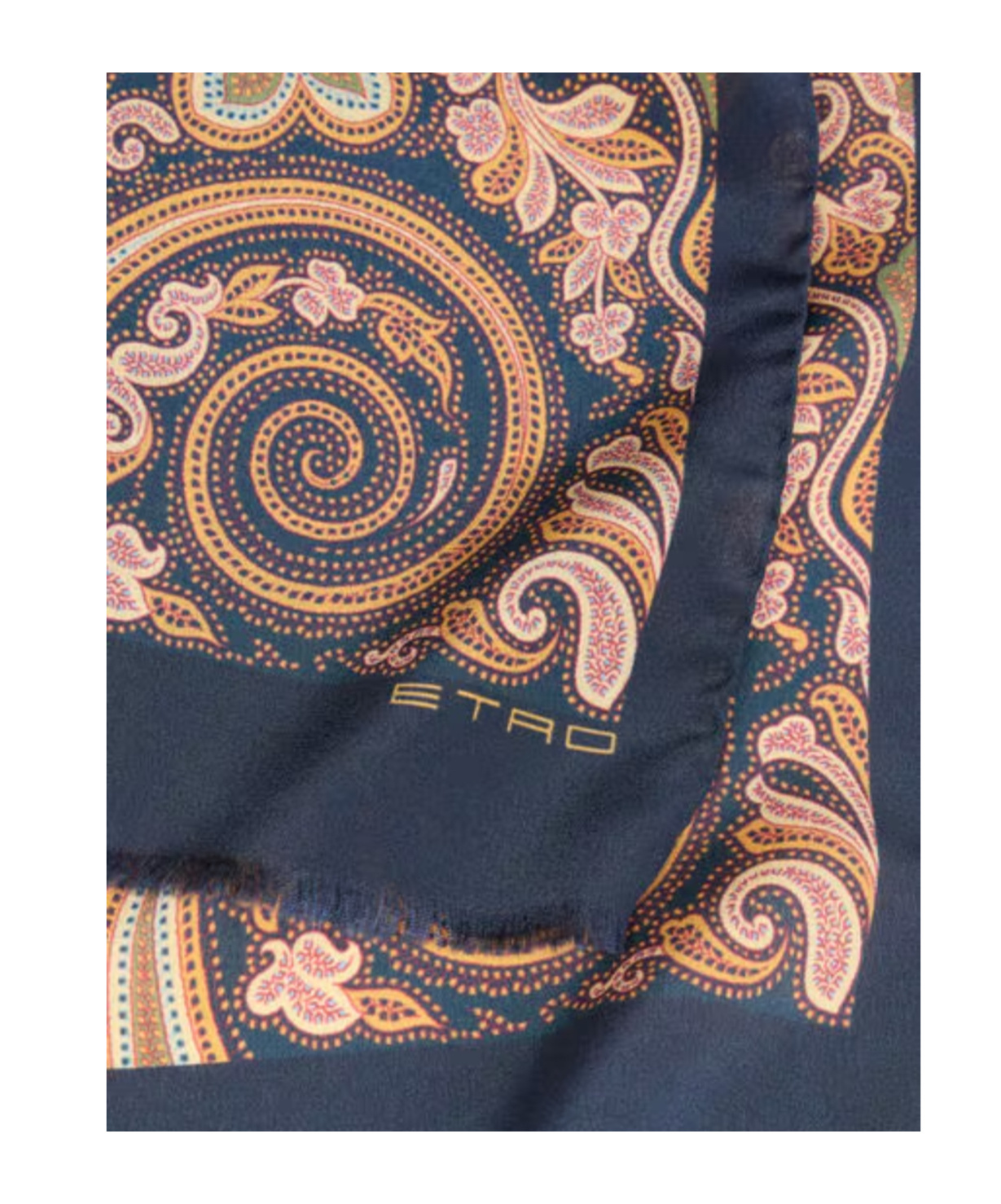 Etro Silk Scarf With Bird Print In Burgundy