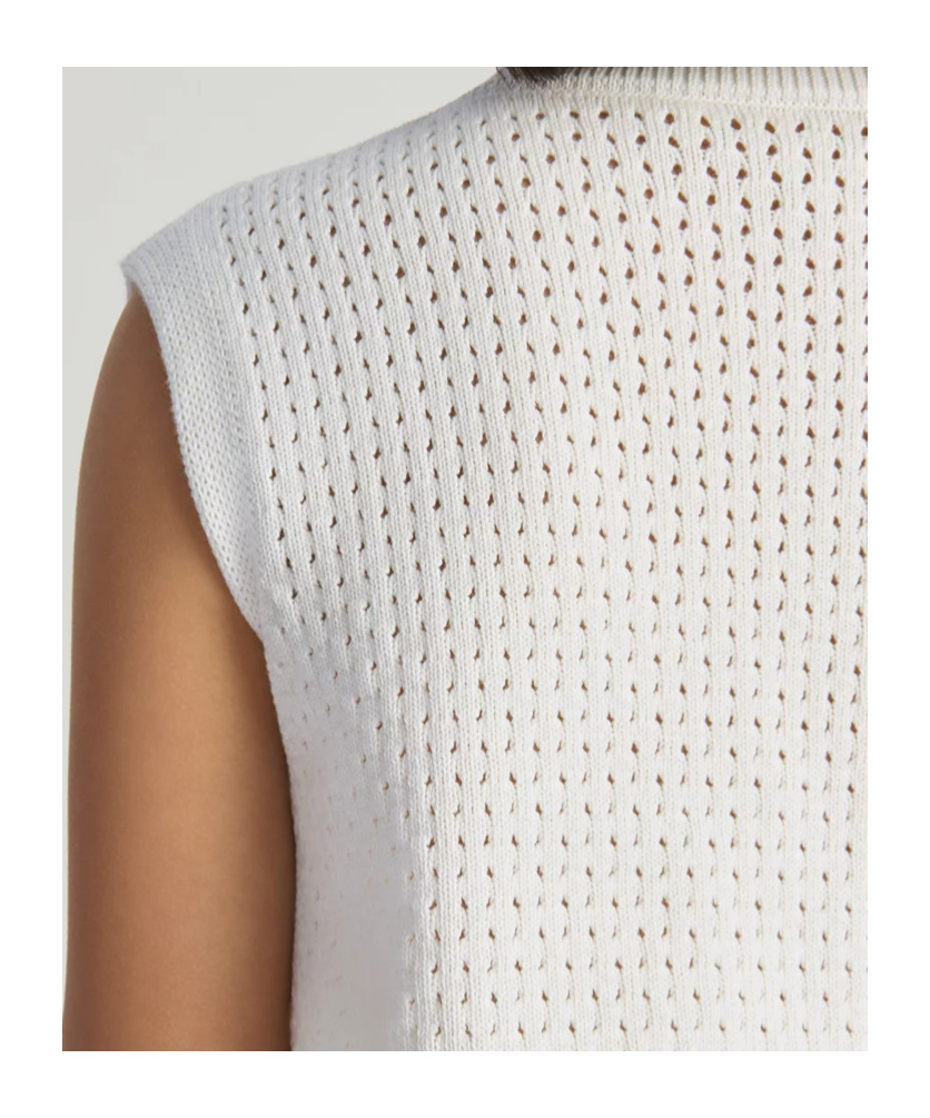 Shop Dior Kids' Sweater Vest In White