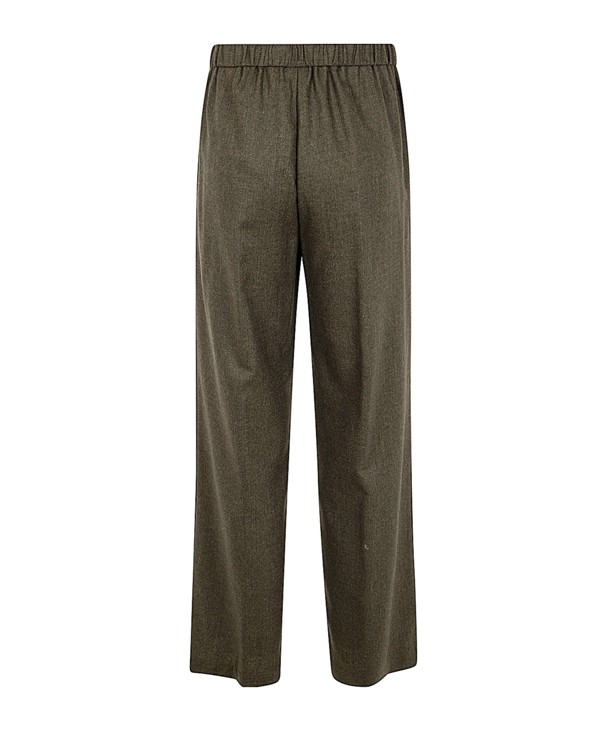 Aspesi Wide Leg Trousers In Green