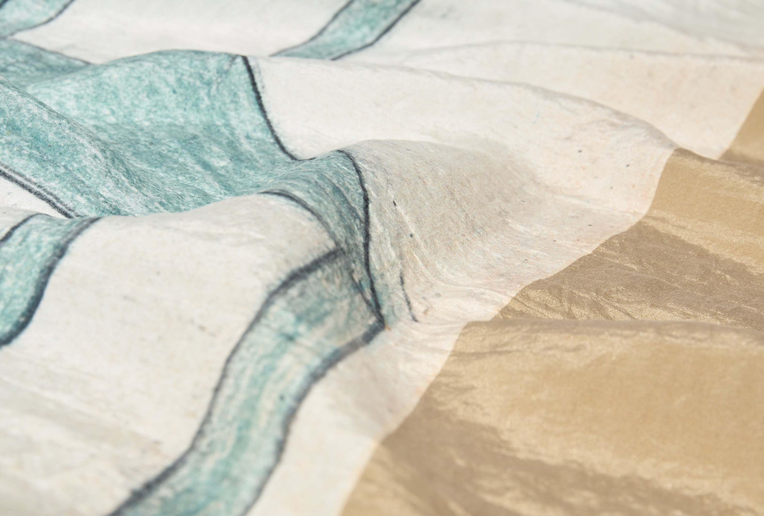 Lemaire Printed Scarf In Multi