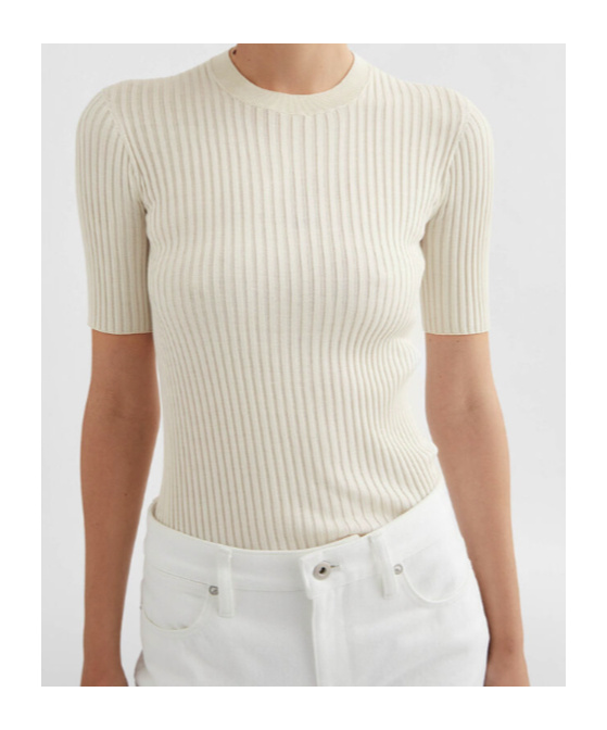 Jil Sander Short-sleeved T-shirt In White