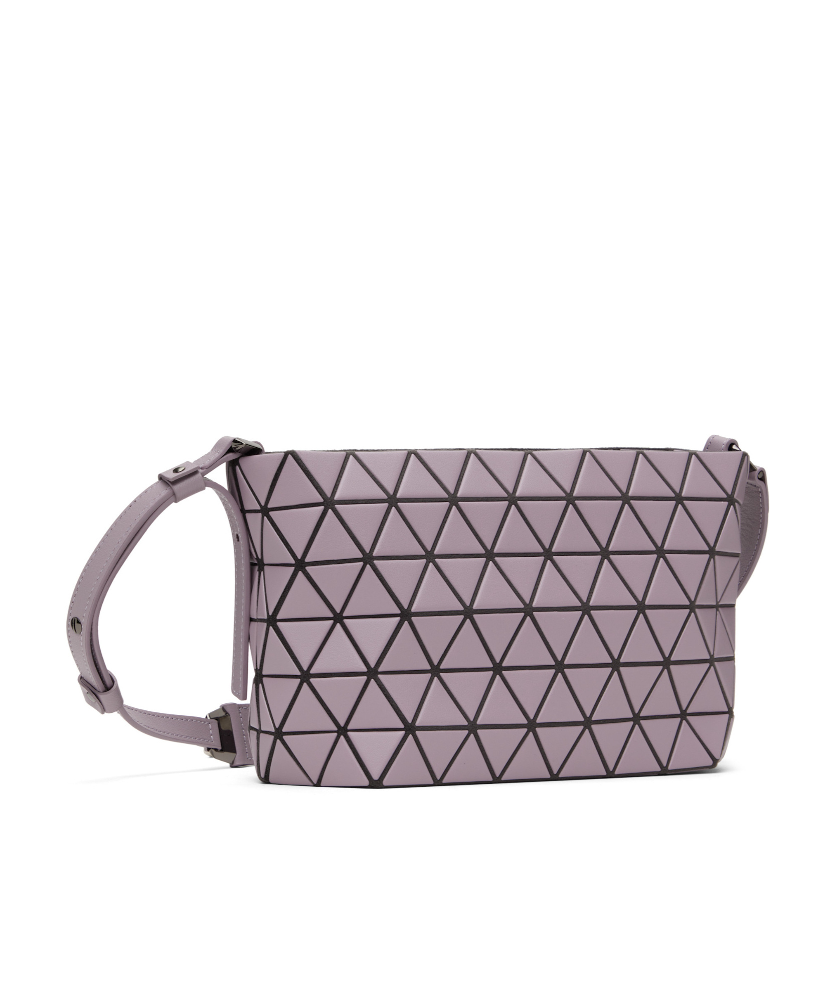 Bao Bao Issey Miyake Crystal Matte Shoulder Bag In Gray
