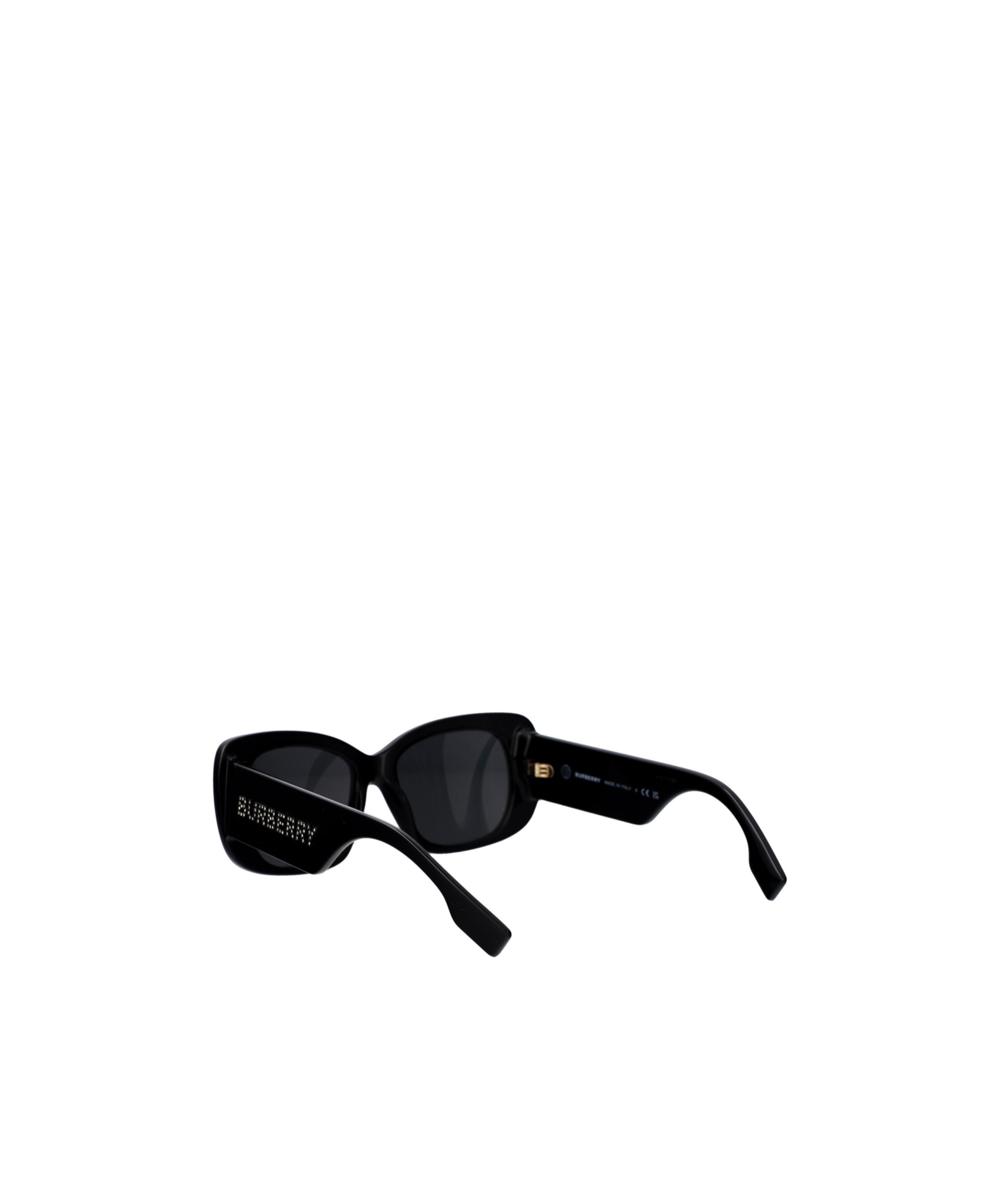 Burberry Black Acetate Sunglasses In Black