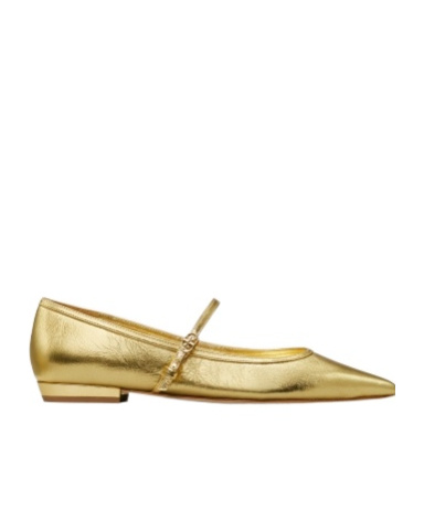 Shop Tory Burch Buck-down Mary Jane Shoes In Nude