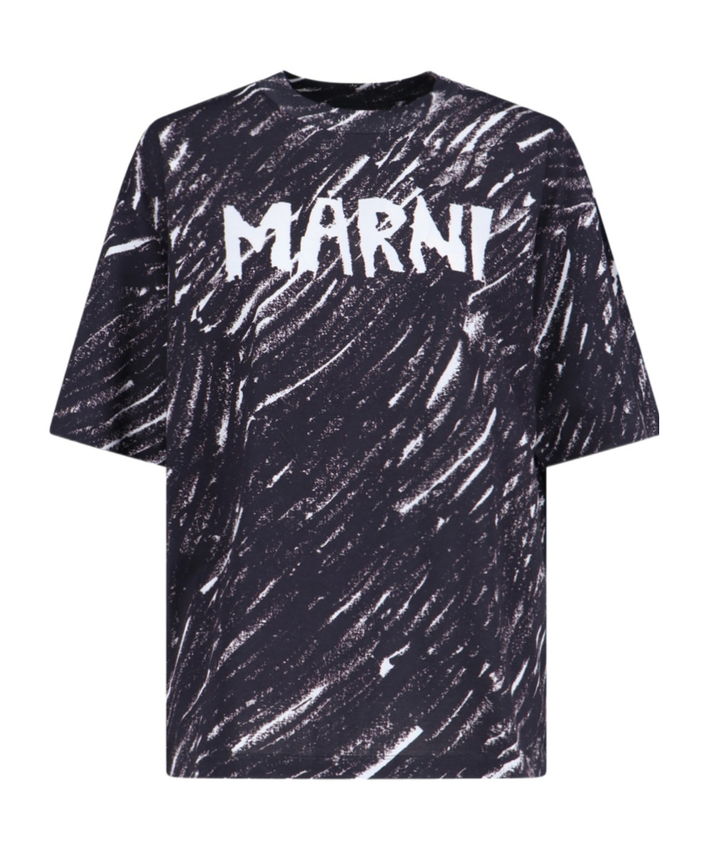 Marni T-shirt In Black