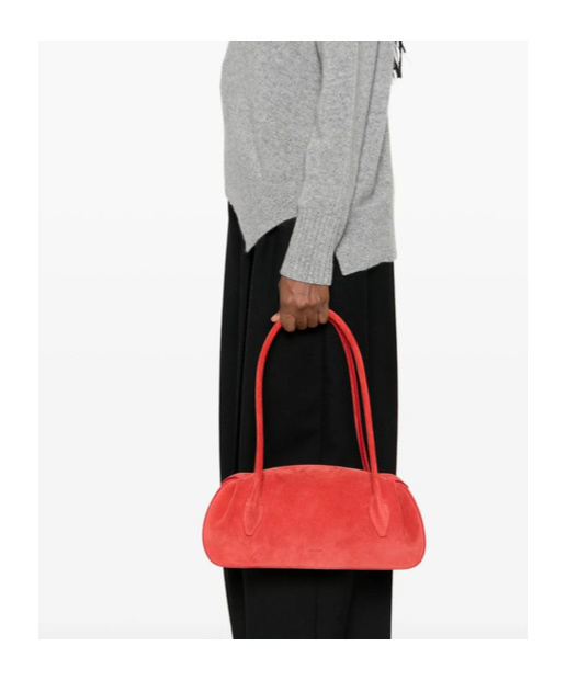 Yuzefi Top Handle Tote Bag In Red