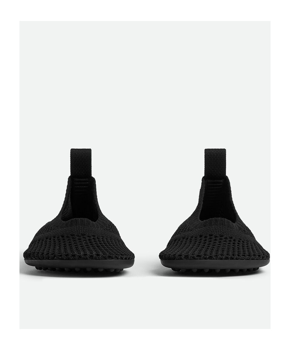Bottega Veneta Elegant And Versatile Black Knit Sandals For Women In Black