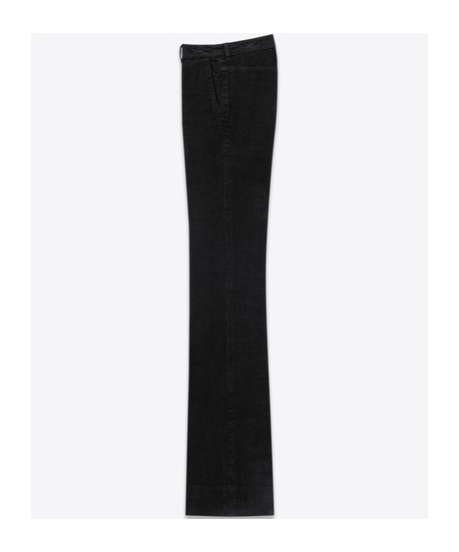 Saint Laurent Belt-loop Casual Pants In Black