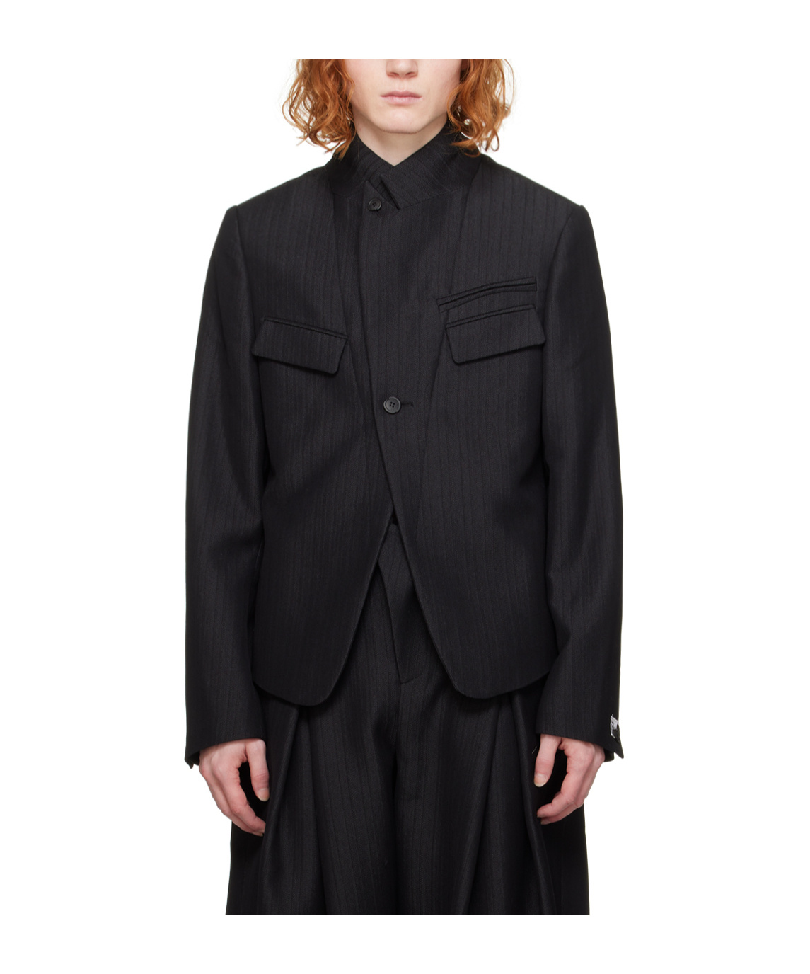 Ader Error Vassi Suit Coat In Black