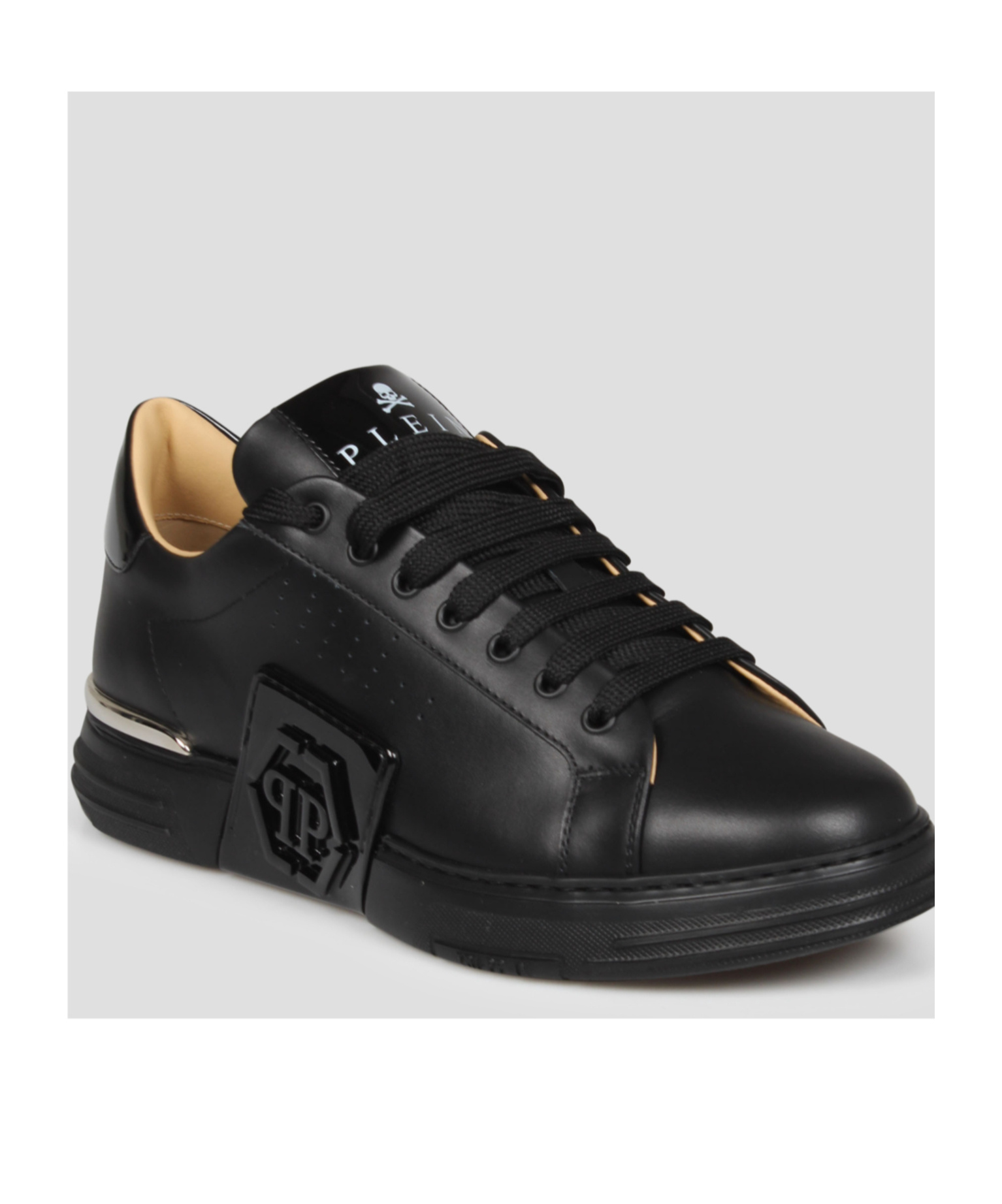 PHILIPP PLEIN HEXAGON LOW-TOP SNEAKERS 