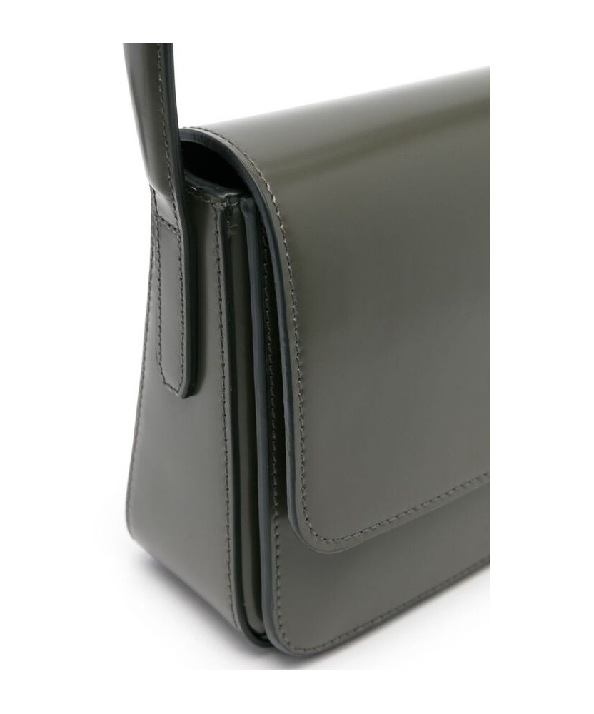 Shop Anine Bing Elly Shoulder Bag In Black