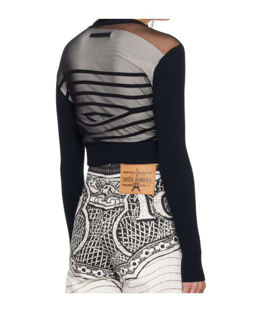 Shop Jean Paul Gaultier Crewneck Sweater