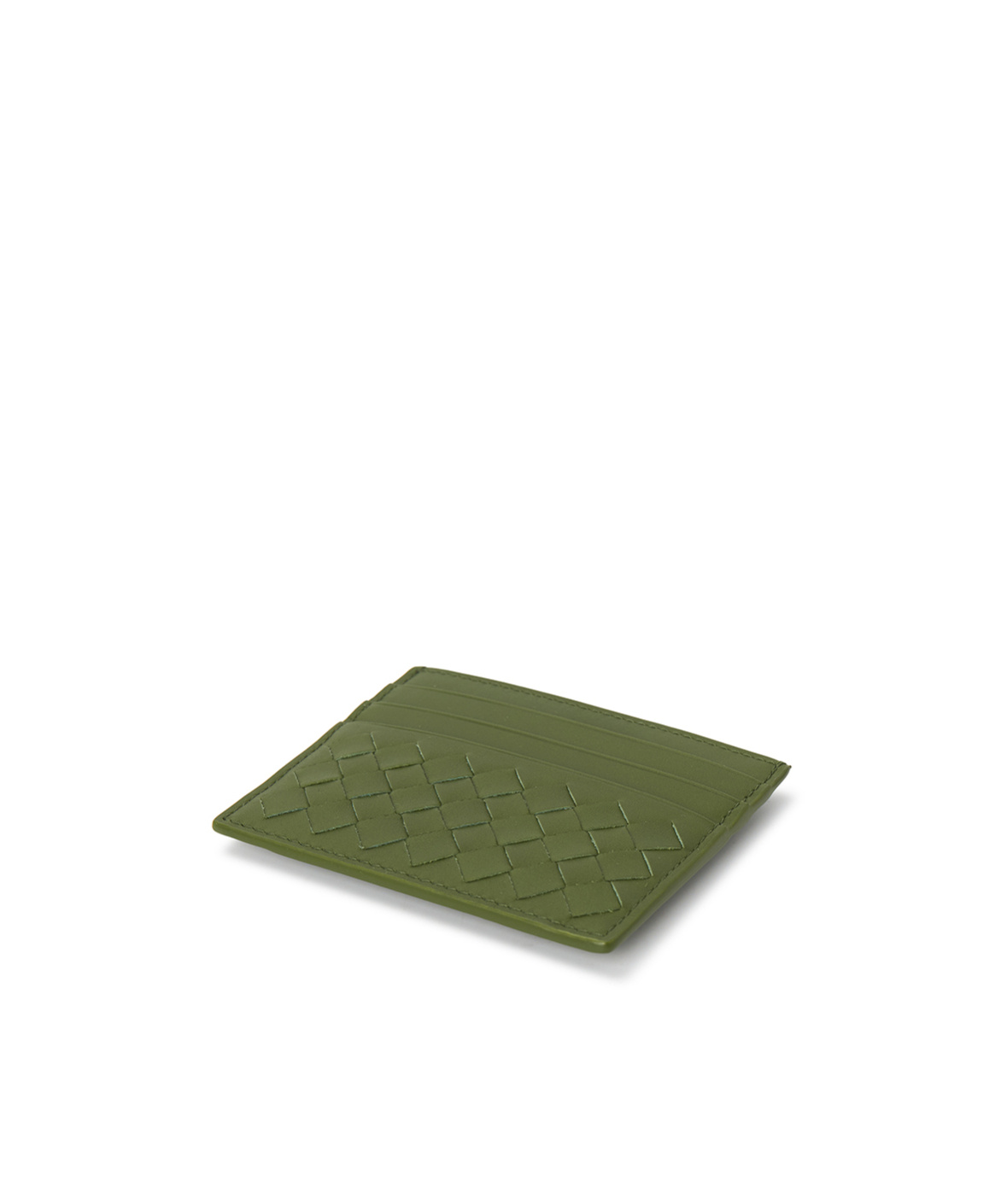 Bottega Veneta Multi-card Slot Card Bag In Green