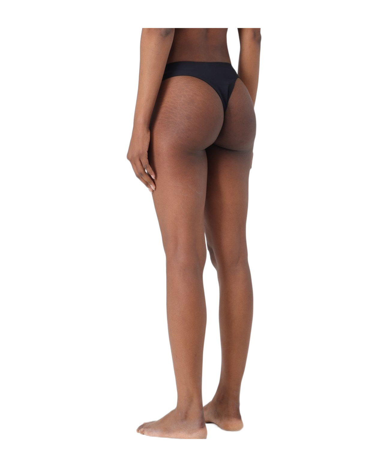 Ermanno Scervino Floral-lace Bikini Bottoms In Brown