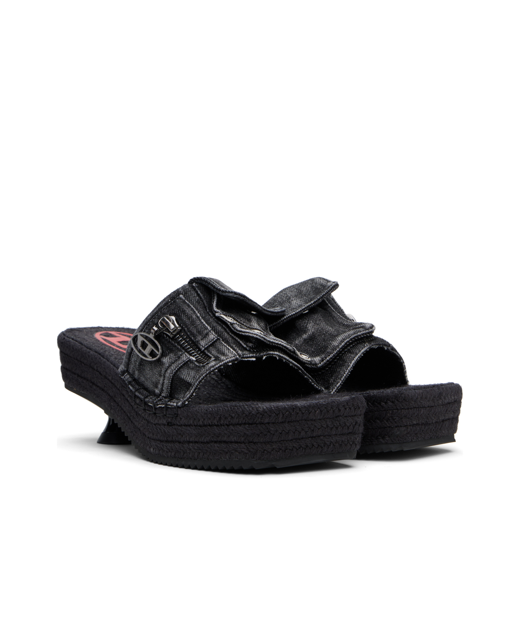 Diesel D-ibiza 40 Pck Mules In Black