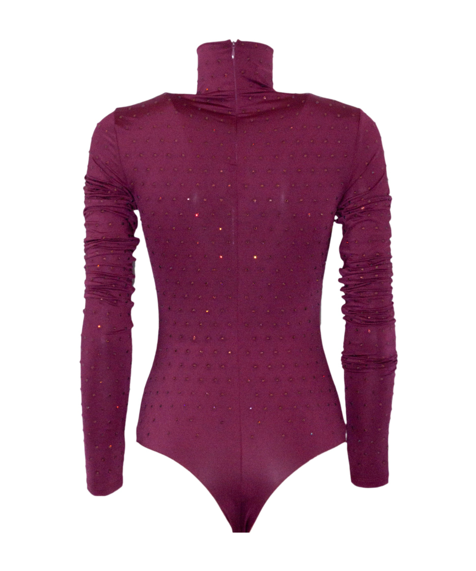 The Andamane Crystal-embellished Bodysuit In Purple