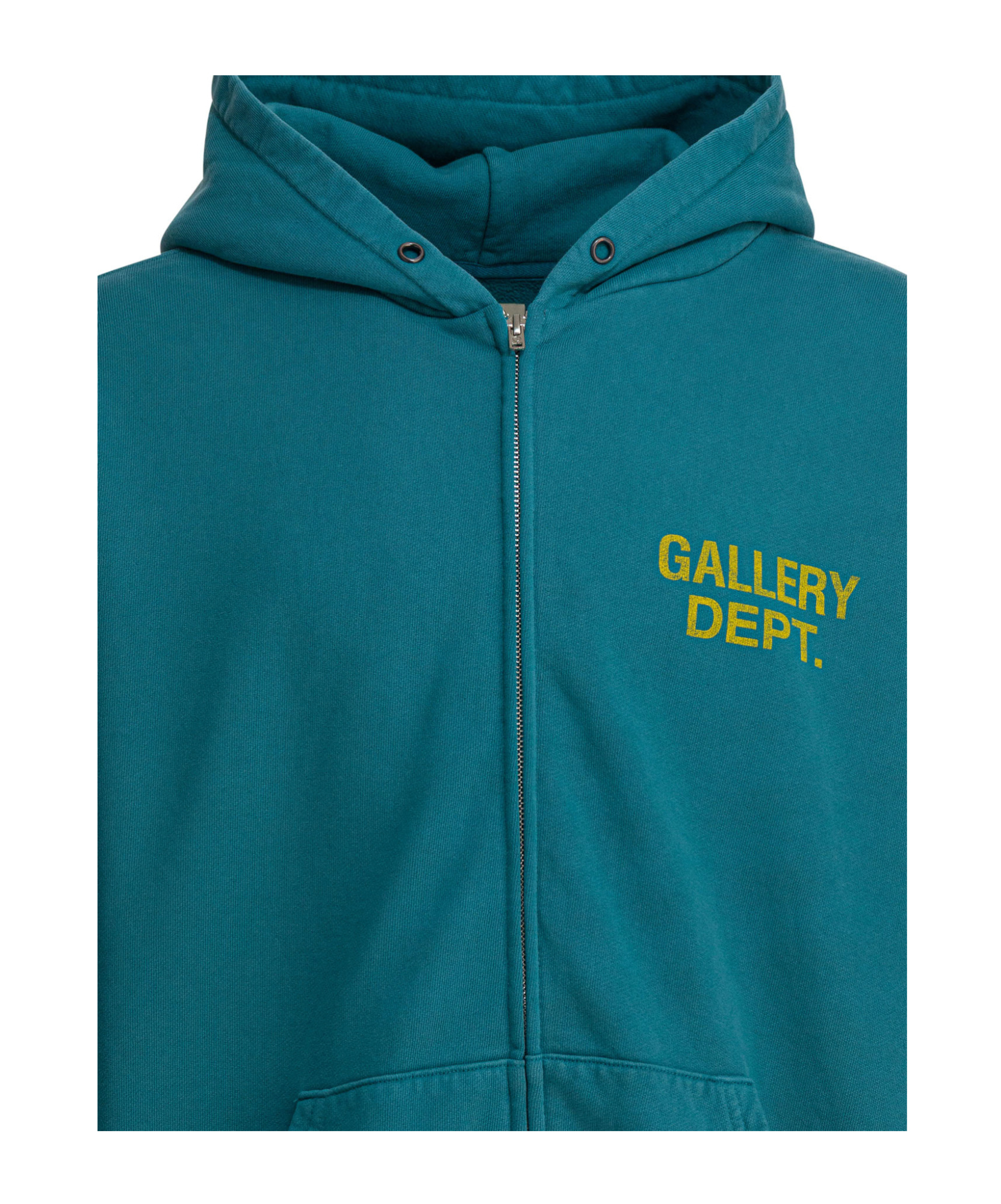 Gallery Dept. Long-sleeved Zip-up Sweatshirt In Green