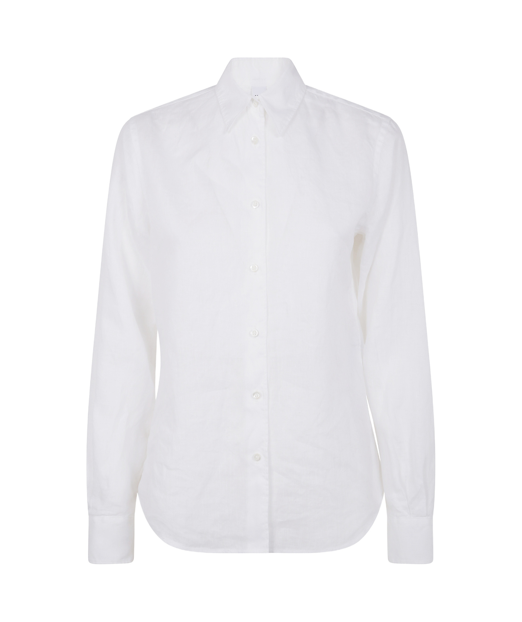 Shop Aspesi Long-sleeved Shirt In White
