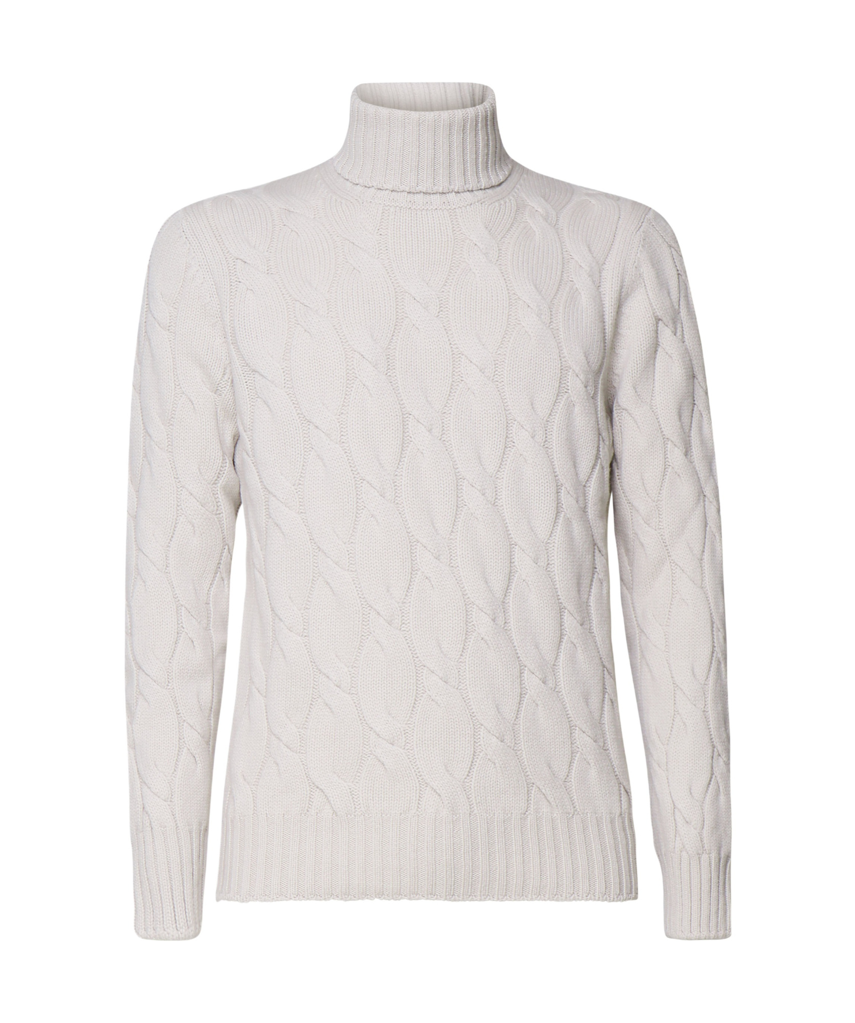 Giuliano Galiano Long-sleeved Turtleneck Sweater In White