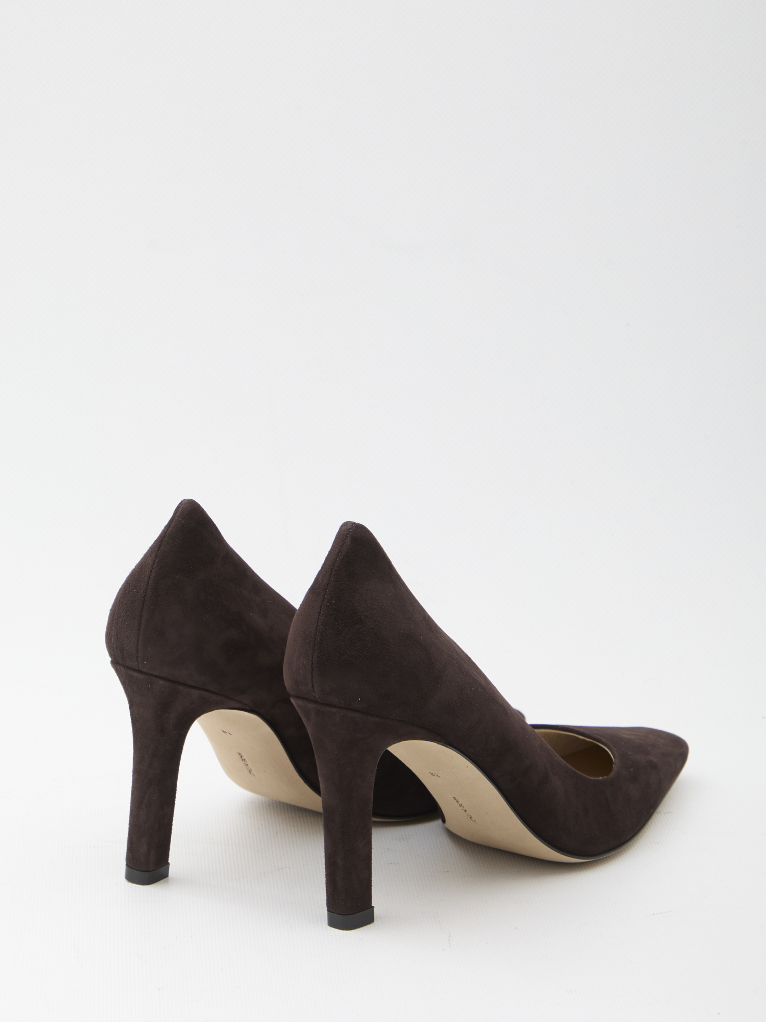 The Row Suede Pumps Carla 80 Heel Height 8 Cm In Brown