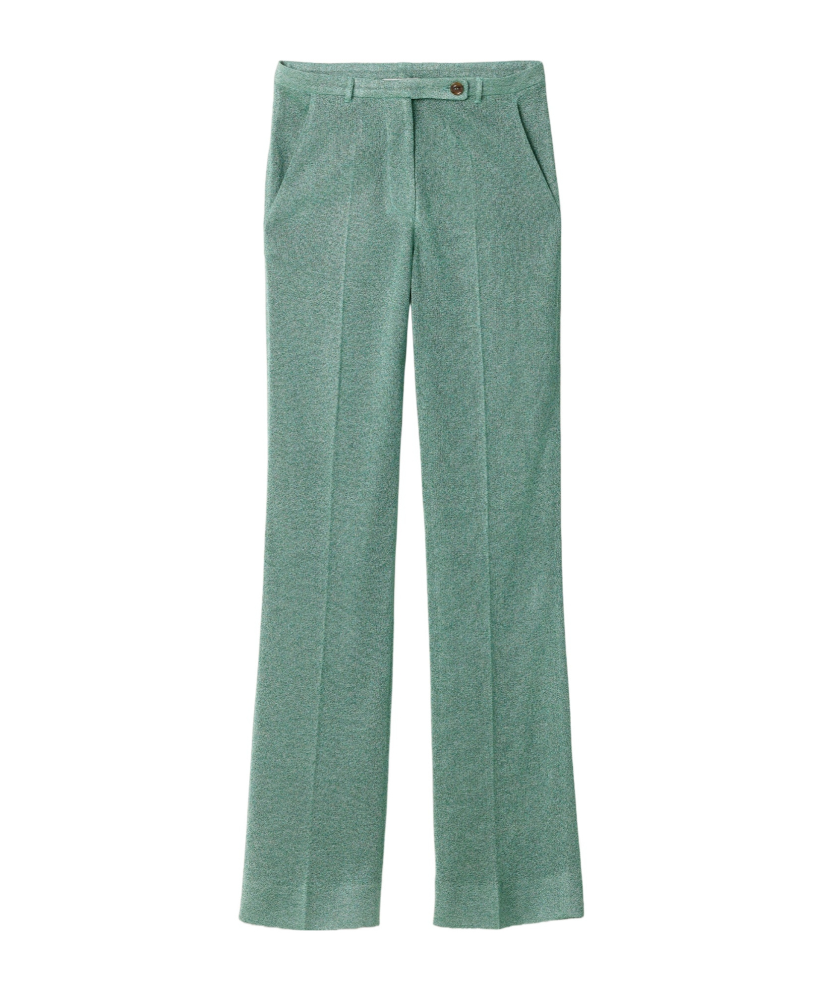 Miu Miu Lurex Pants In Green