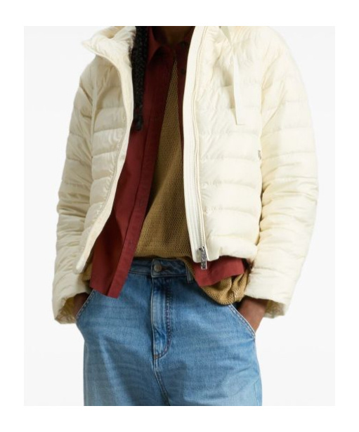 Shop Woolrich Quilted Hooded Jacket In White