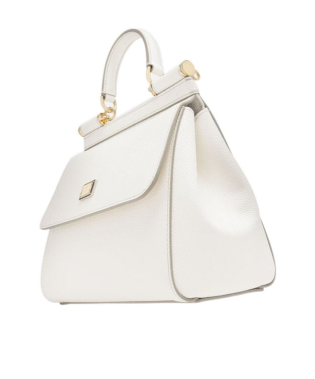Dolce & Gabbana Medium Sicily Tote Bag In White