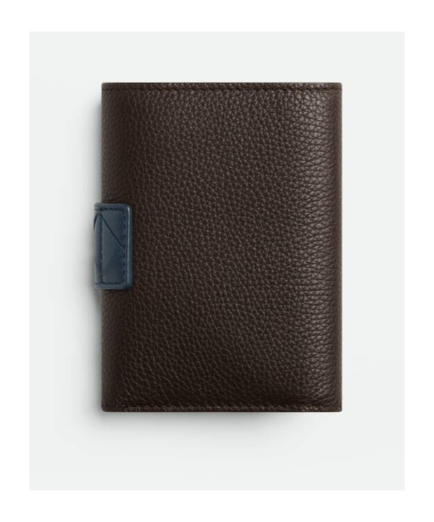 Bottega Veneta Tag Tri-fold Zip Wallet In Black