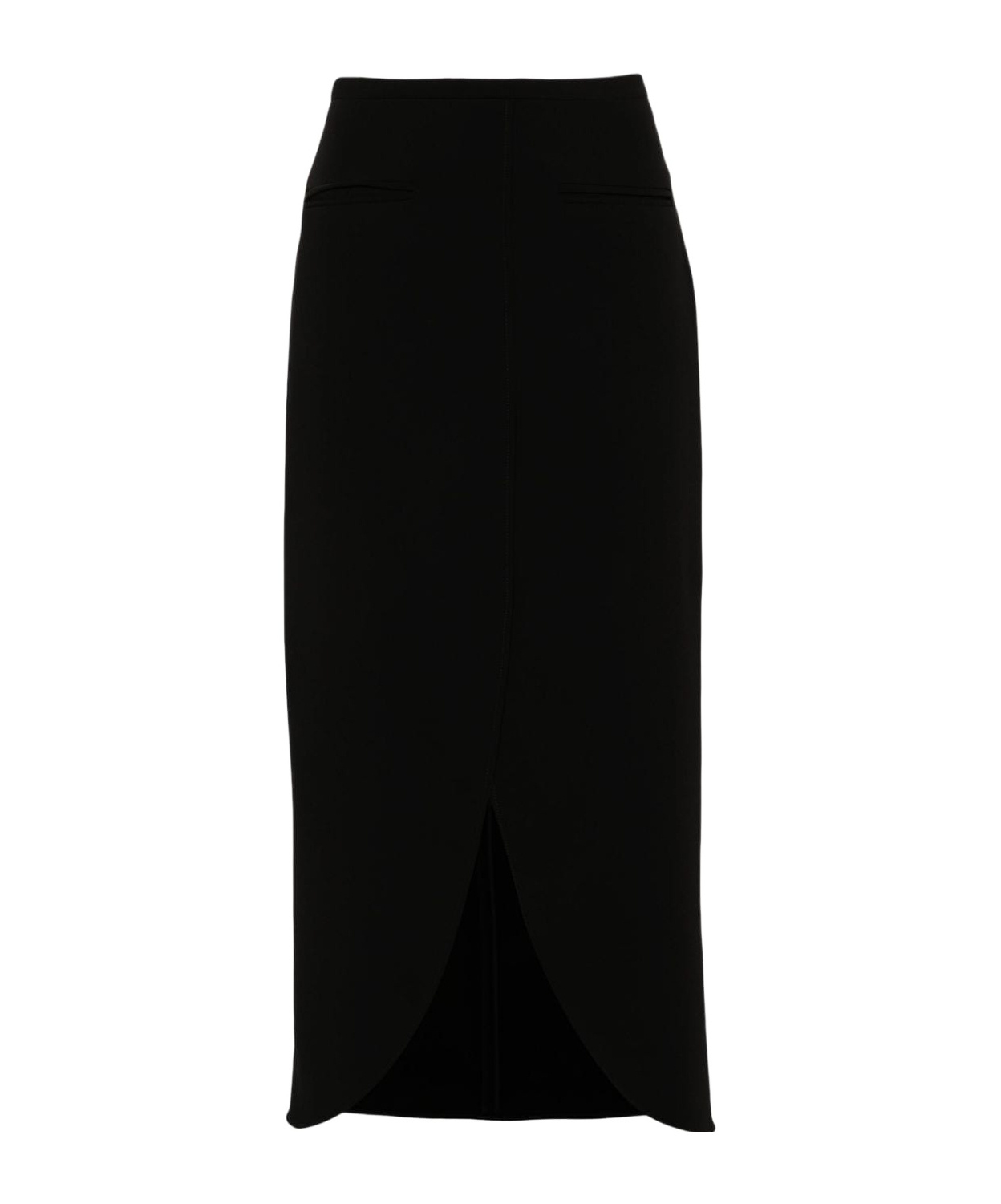 Courrèges Courreges Black Polyester Blend Skirt In Black