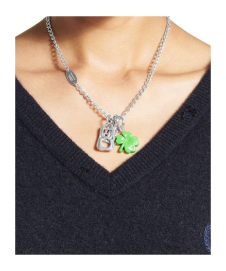 Balenciaga Carousel Clover Collector Necklace In Multi-color
