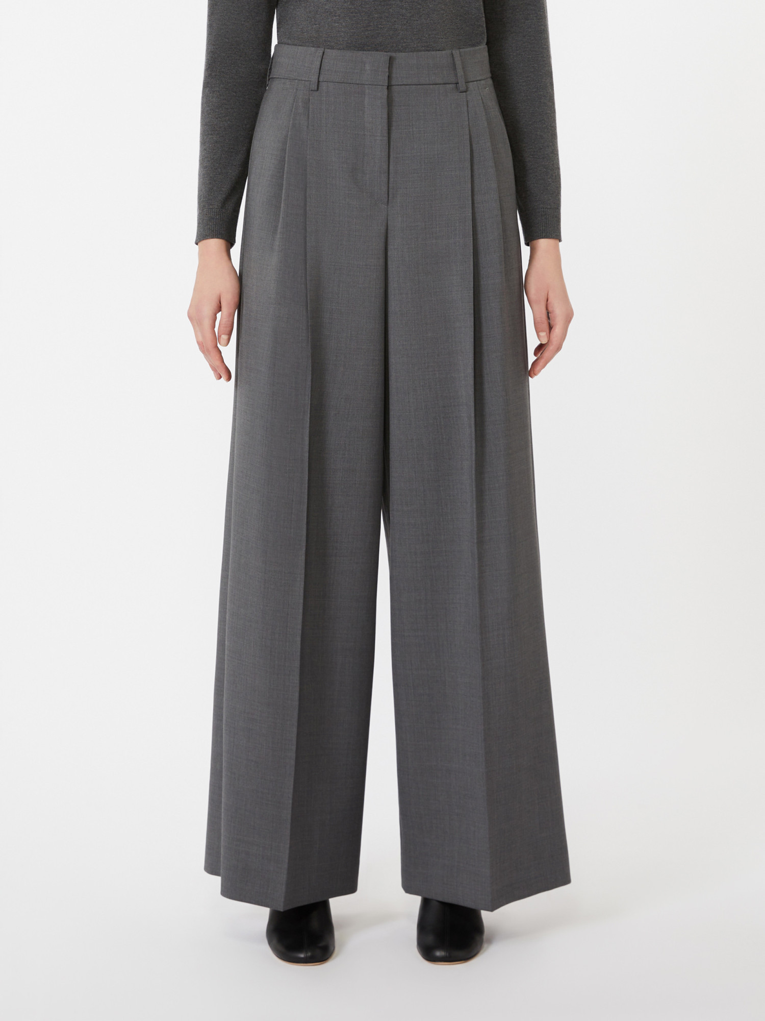 Weekend Max Mara Belt Loops Slacks In Black