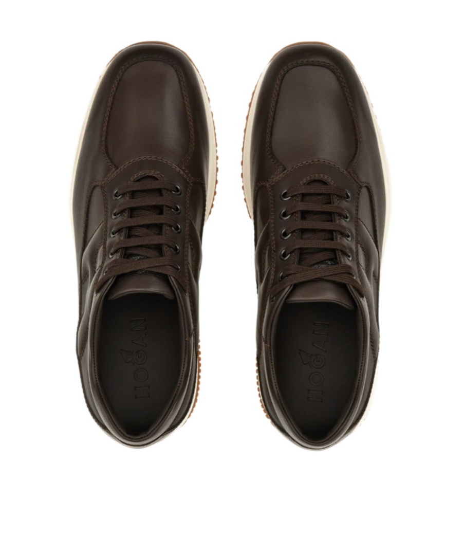 Hogan Interactive Sneakers In Brown