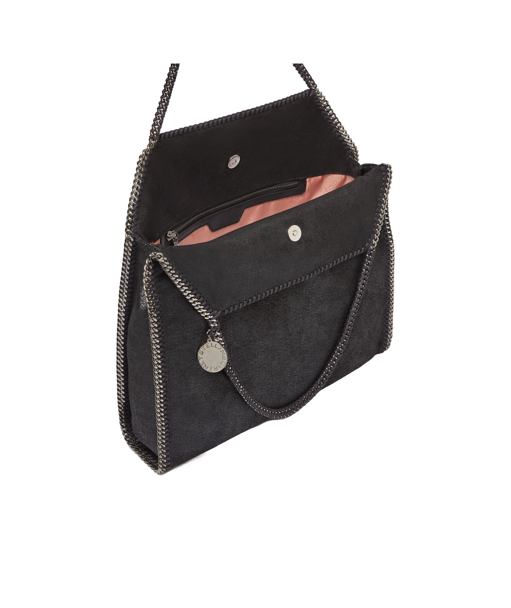 Stella Mccartney Falabella Large Shoulder Bag In Black