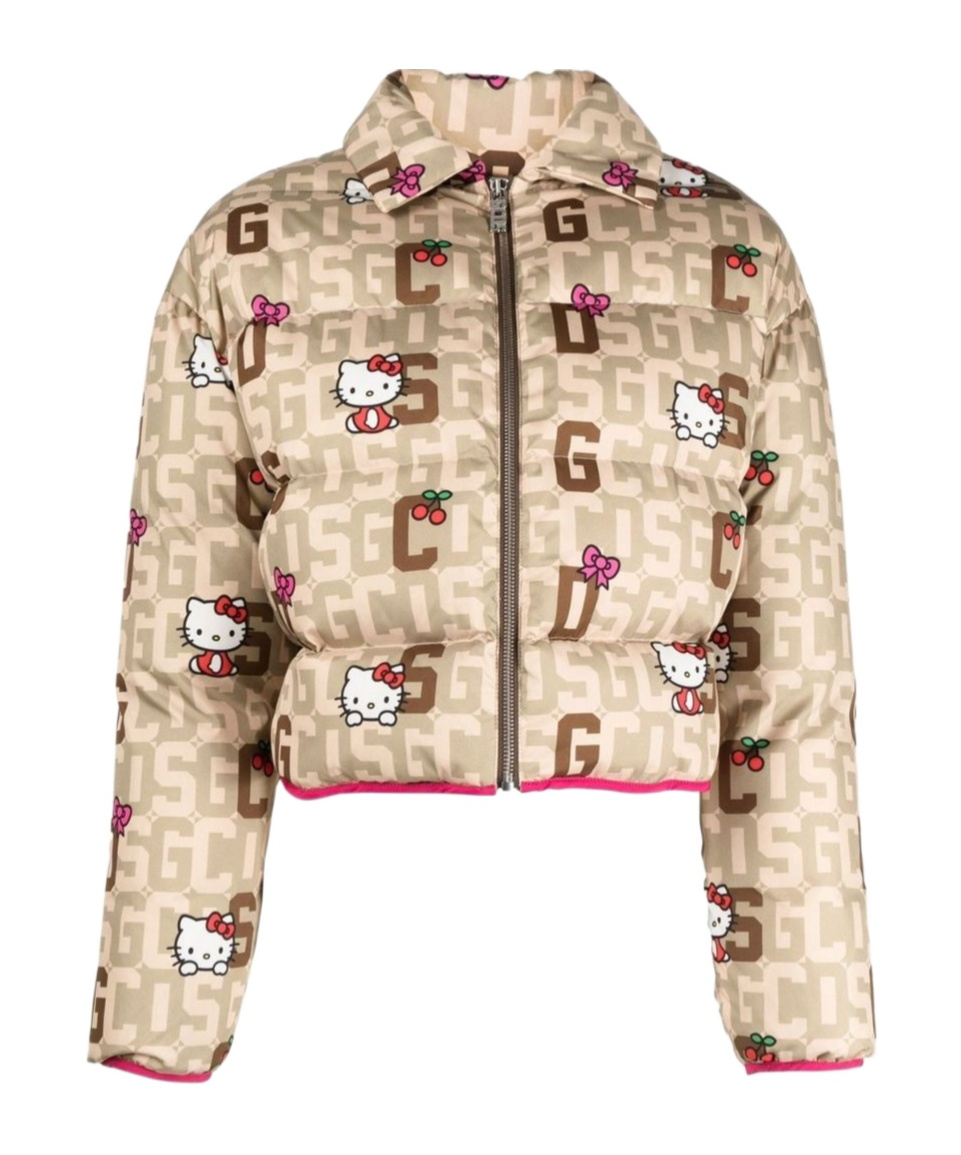 Gcds X Hello Kitty Padded Jacket In Nude