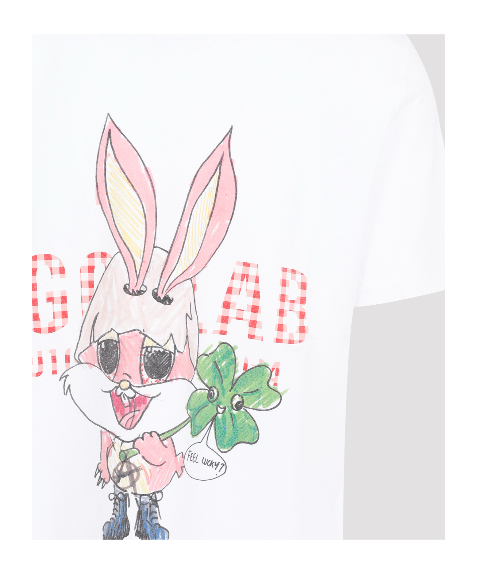 Egonlab Lapinou Tee Shirt In Off White