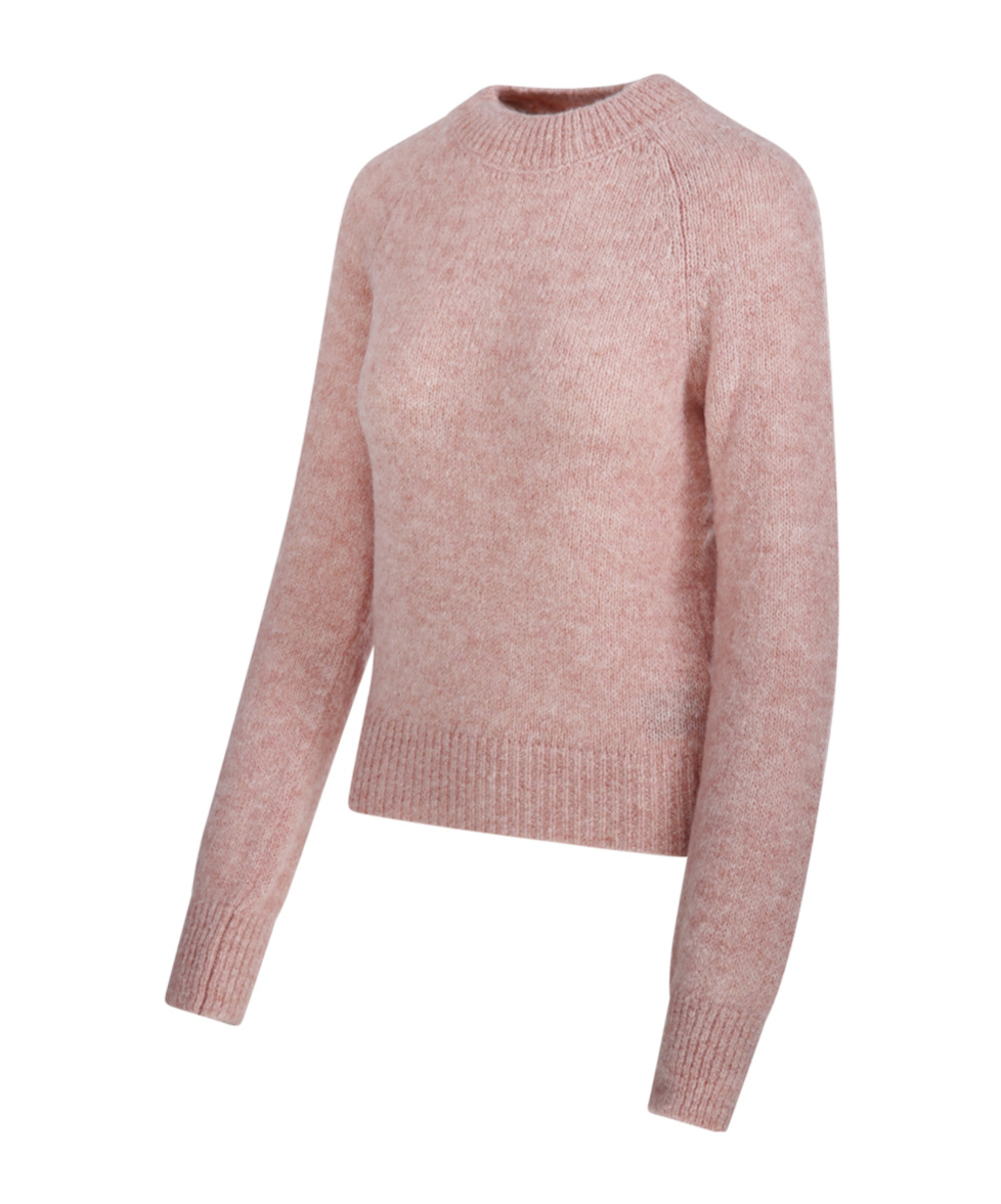 Dries Van Noten Light Pink Crew Neck Sweater In Pink
