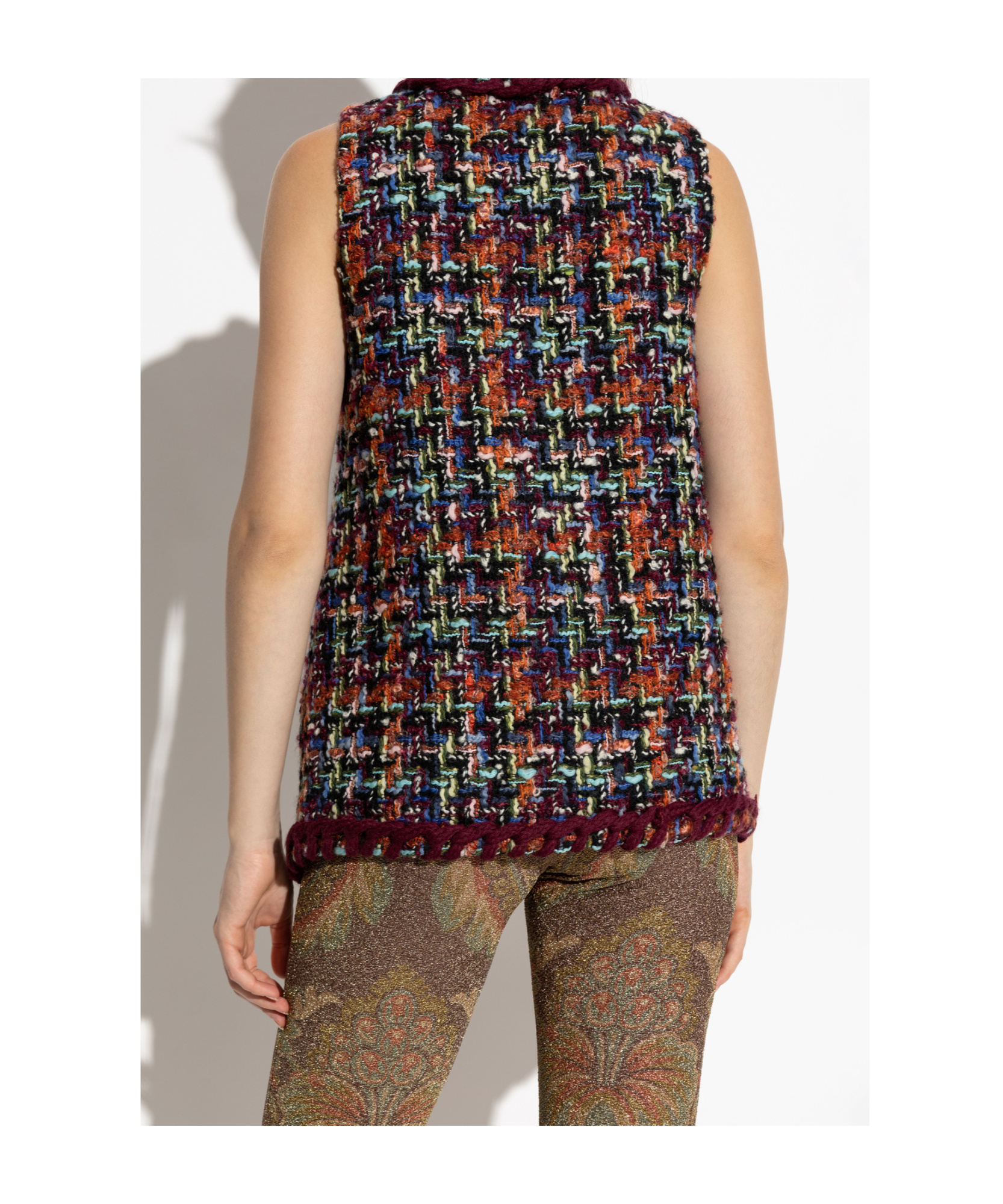 Etro Sleeveless Vest In Multi