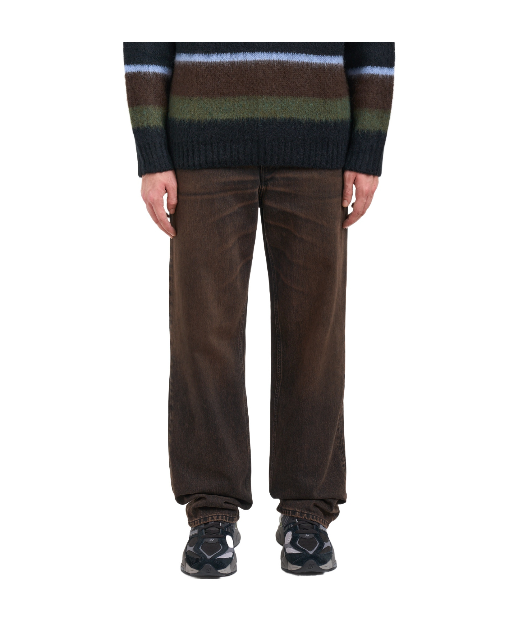 Haikure Straight-leg Jeans In Brown