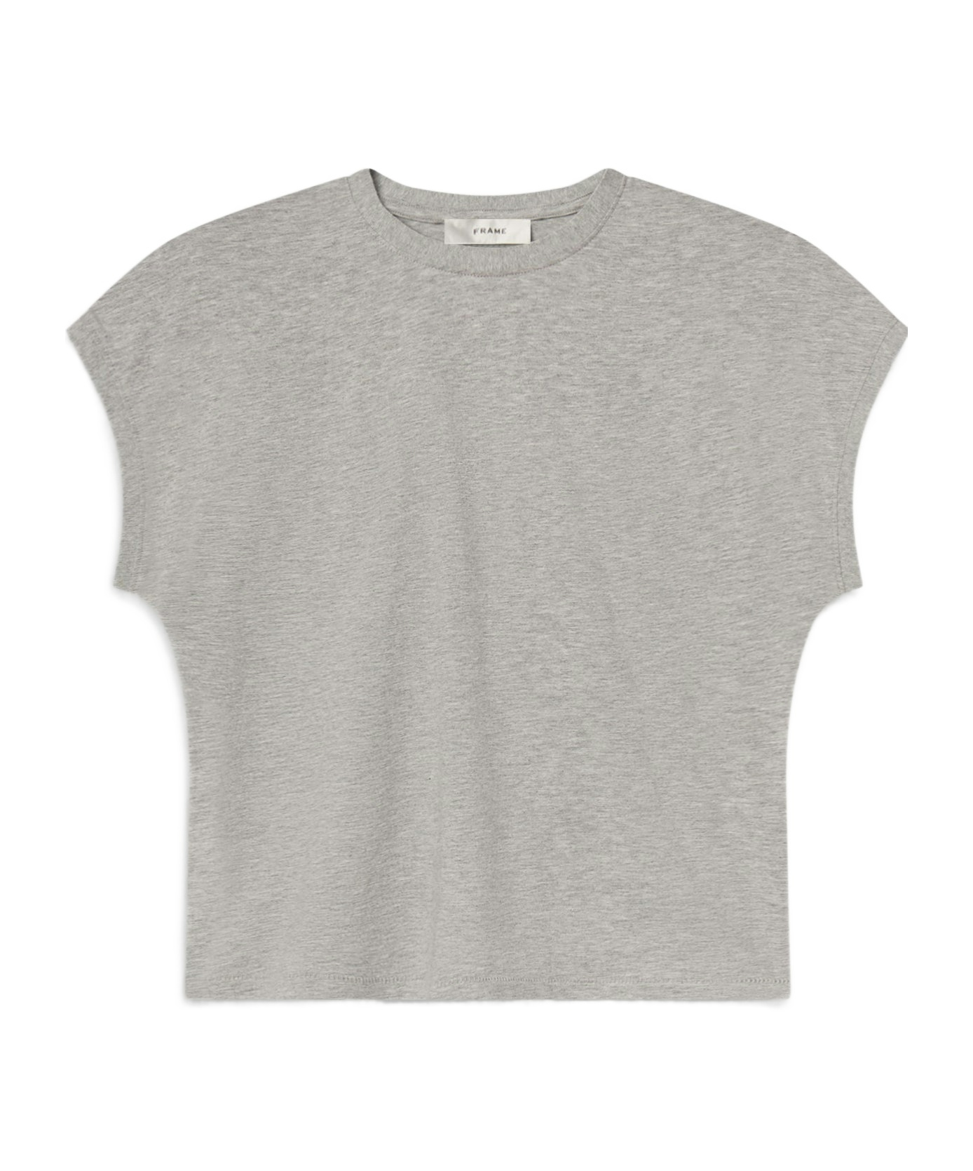 Frame The Muscle Tee In Heather Grey